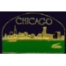City of Chicago, Illinois City Skyline View from Lake Michigan Pin